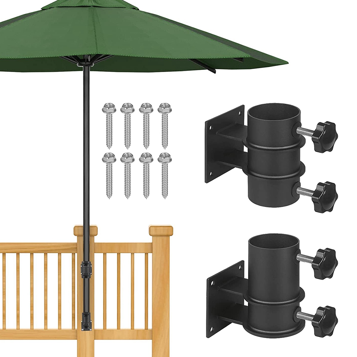 Metal Patio Umbrella Base, Sturdy and Durable